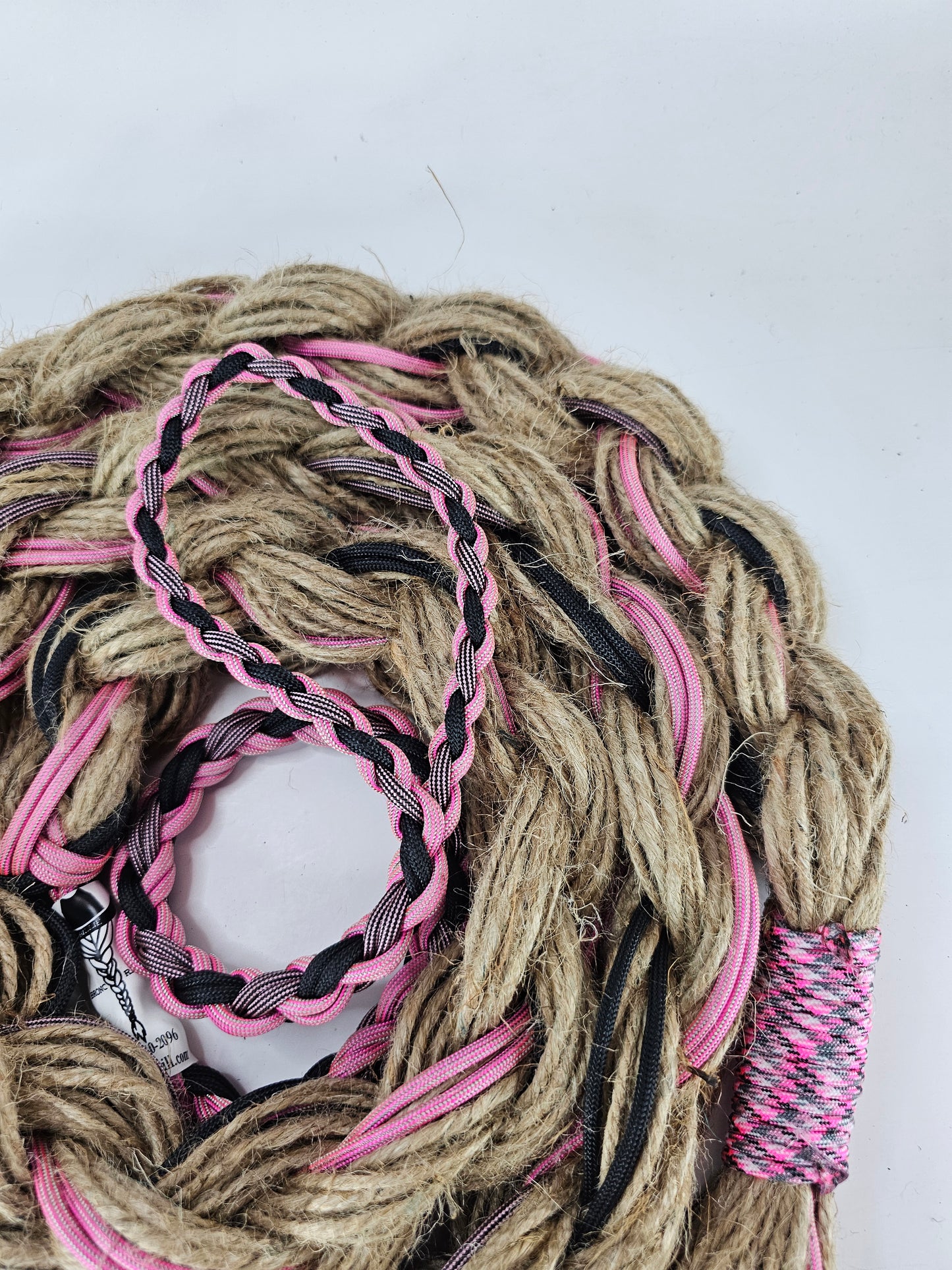 Pink Venom - Custom Hand Made Bronc Rein / Hack Rein