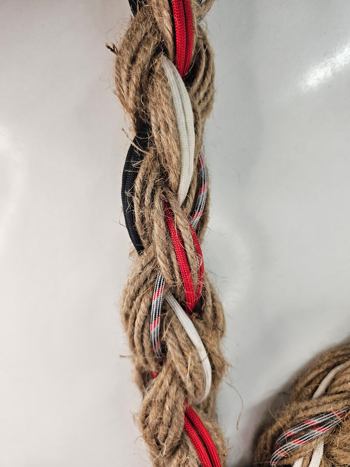 Red Inferno - Custom Hand Made Bronc Rein / Hack Rein