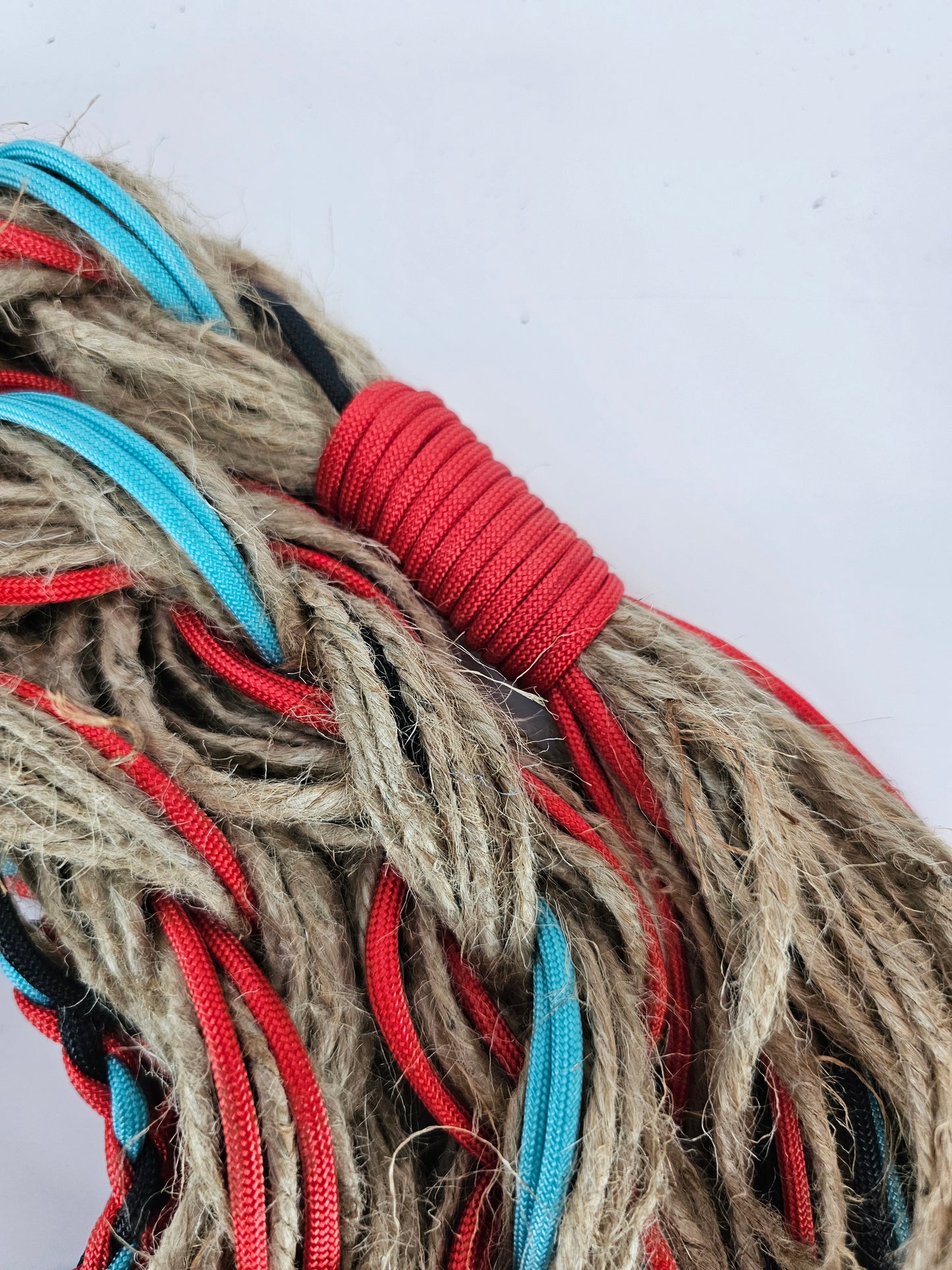 Turquoise Blaze  - Custom Hand Made Bronc Rein / Hack Rein