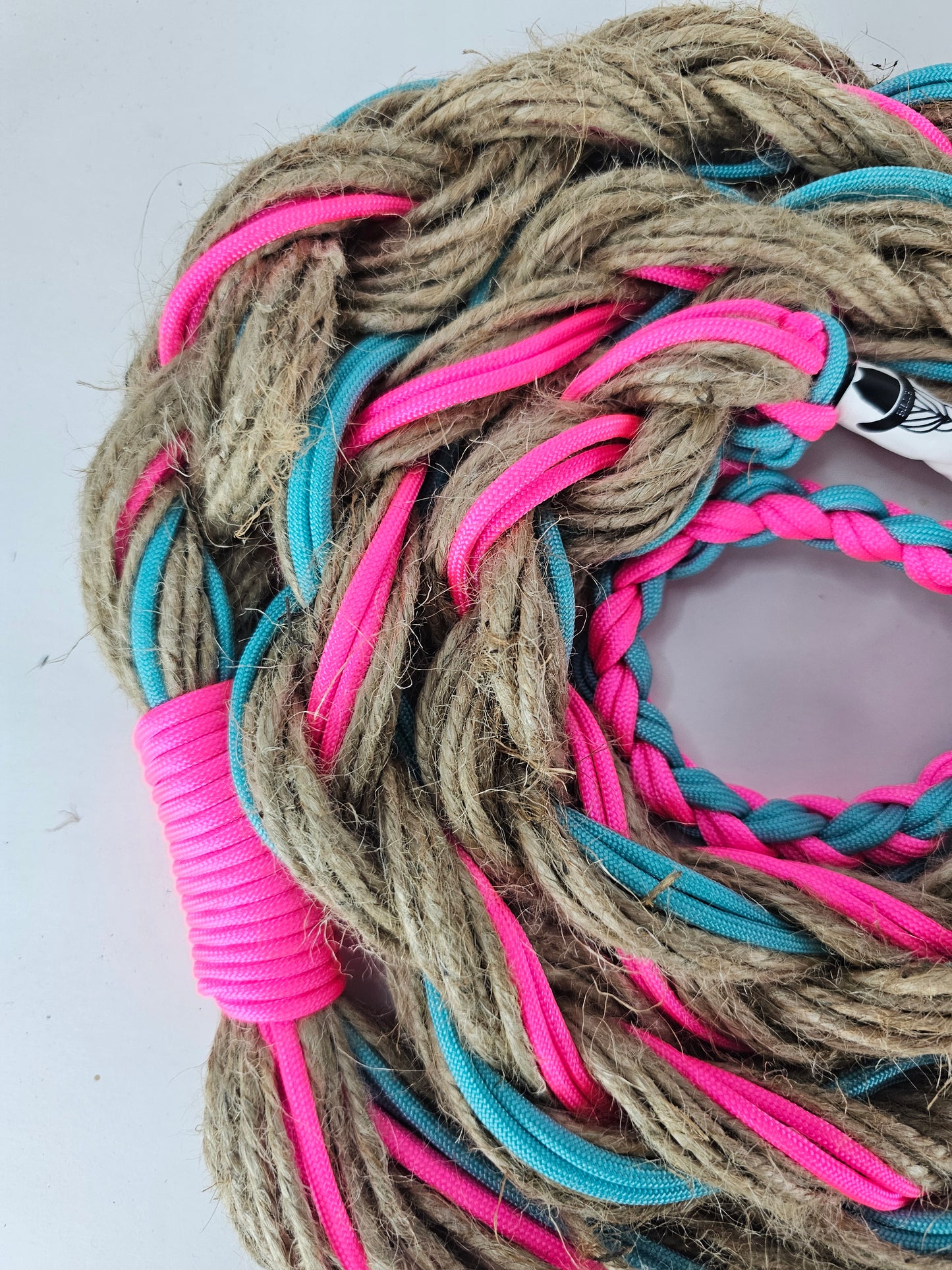 Cotton Candy Kick - Custom Hand Made Bronc Rein / Hack Rein