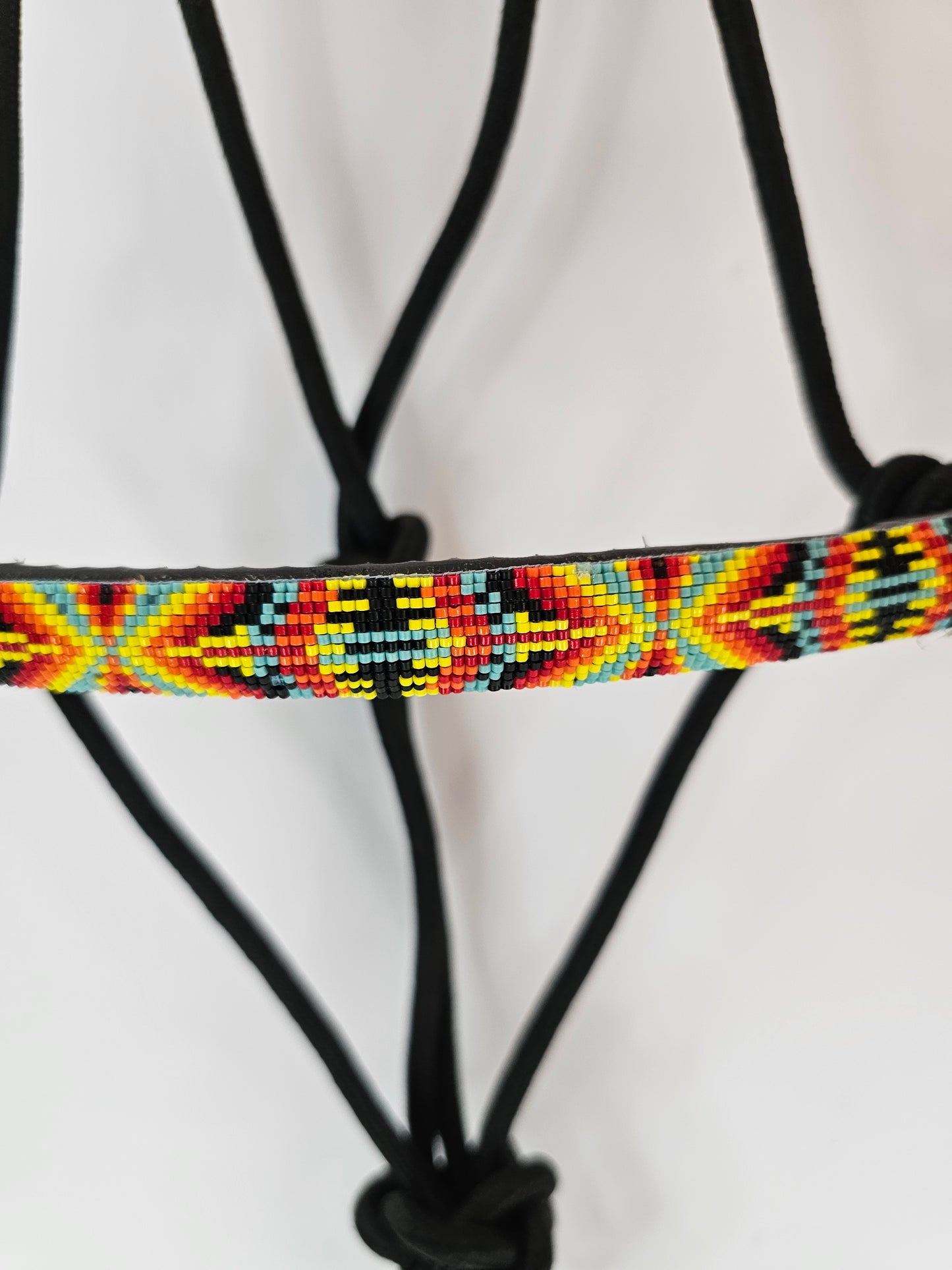 Blaze Line Beaded Ear Headstall