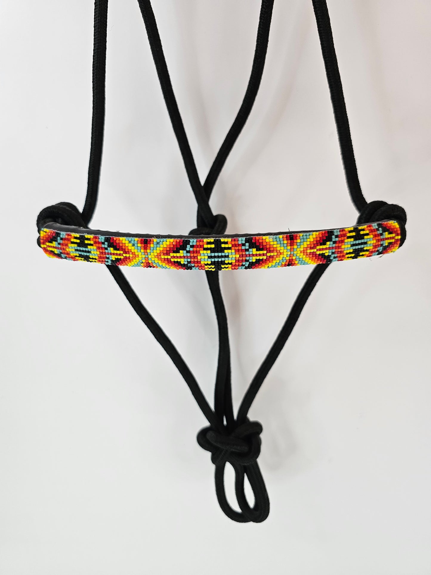 Blaze Line Beaded Ear Headstall