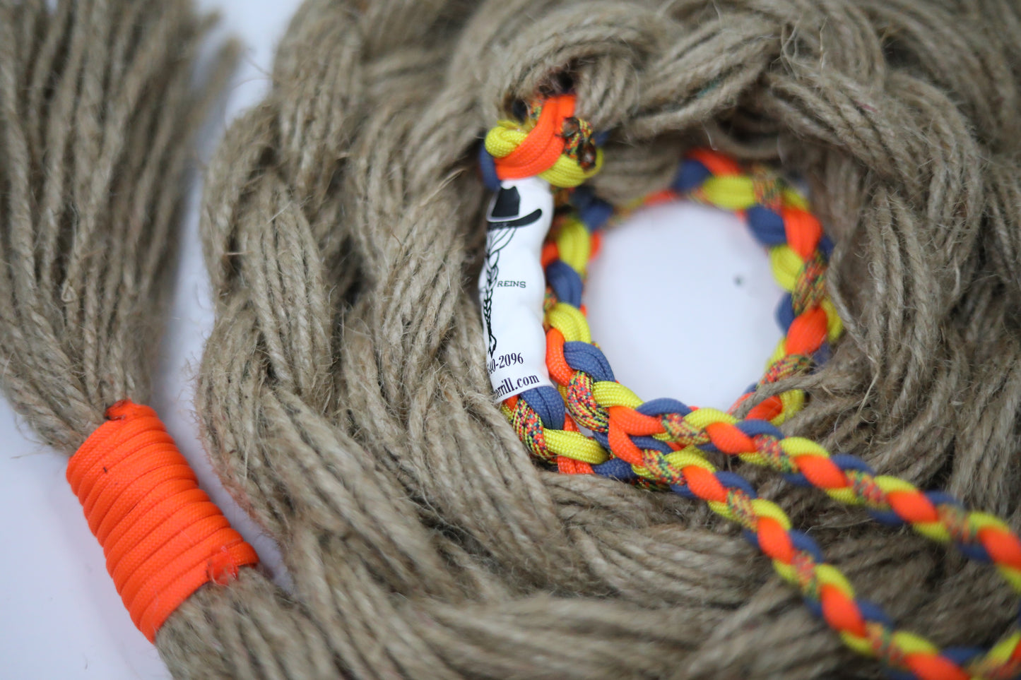 Couldy Sunset - Custom Hand Made Bronc Rein / Hack Rein