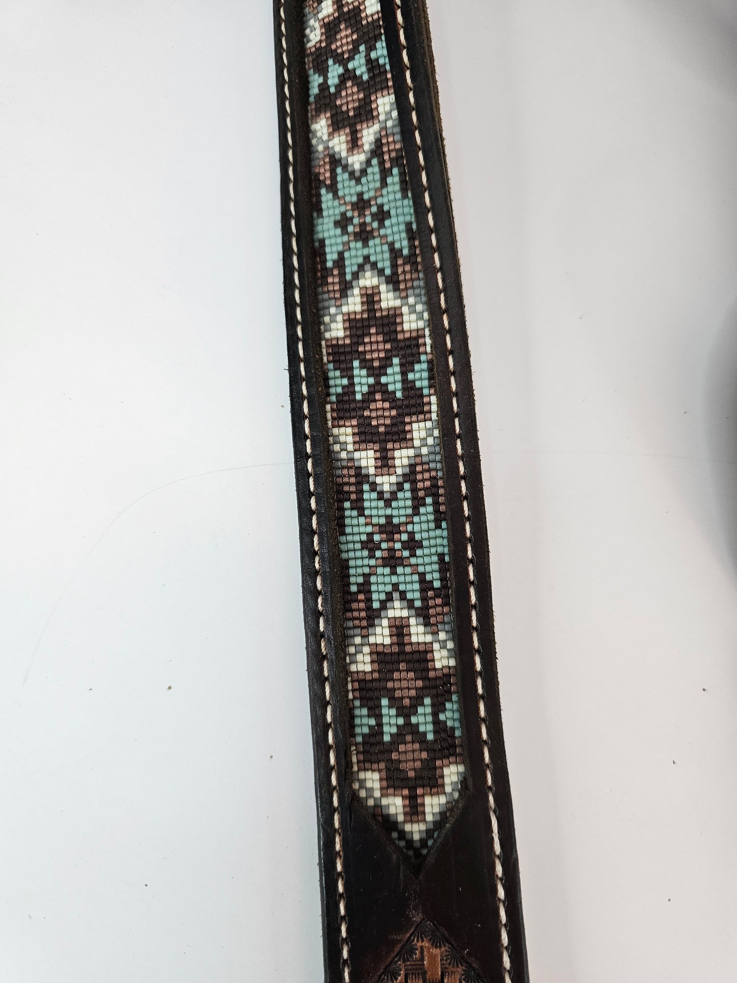 Desert Jewel -Single Ear  Beaded Headstall