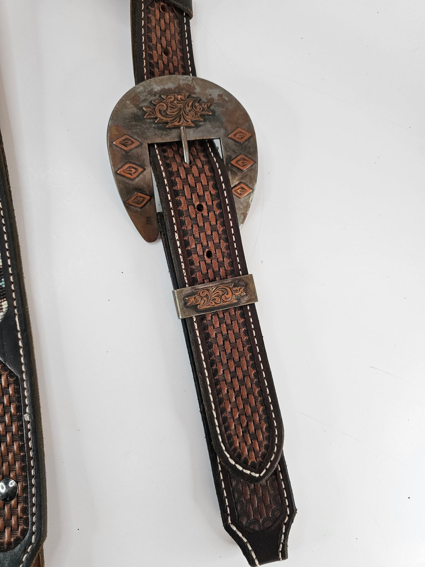 Desert Jewel -Single Ear  Beaded Headstall