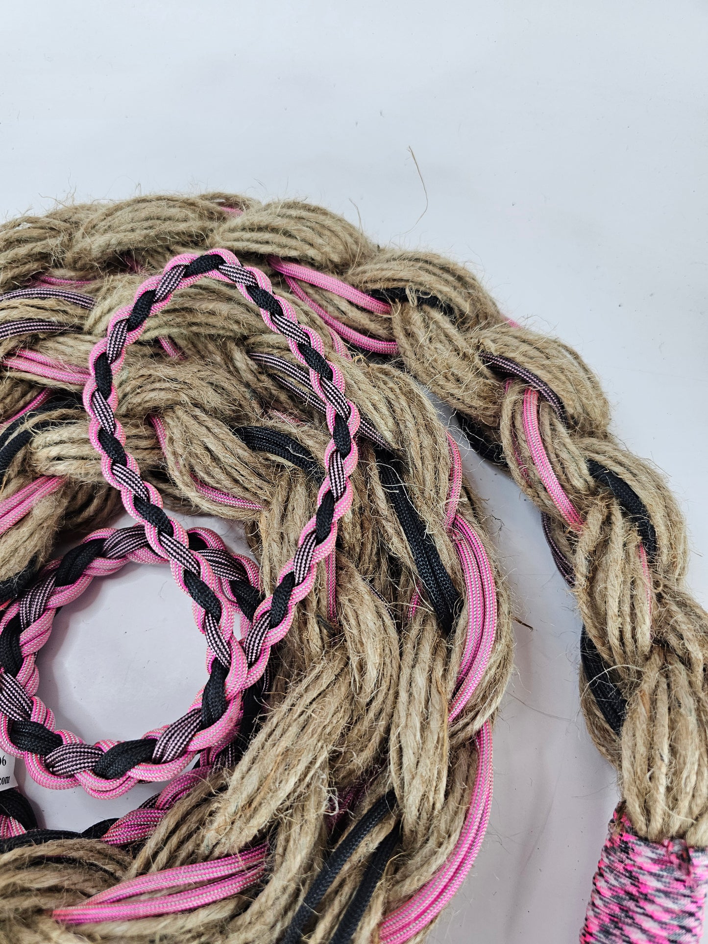 Pink Venom - Custom Hand Made Bronc Rein / Hack Rein