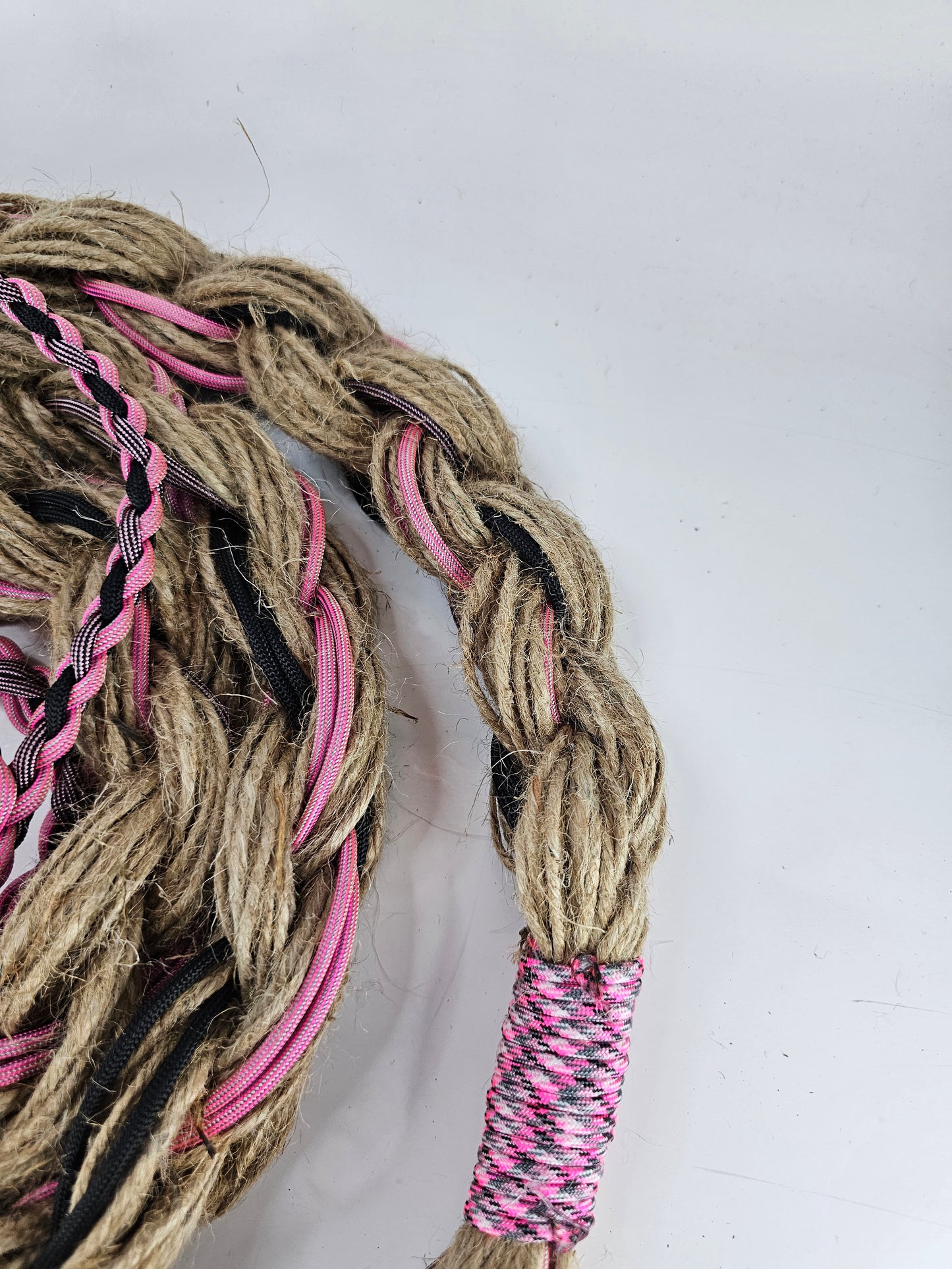 Pink Venom - Custom Hand Made Bronc Rein / Hack Rein