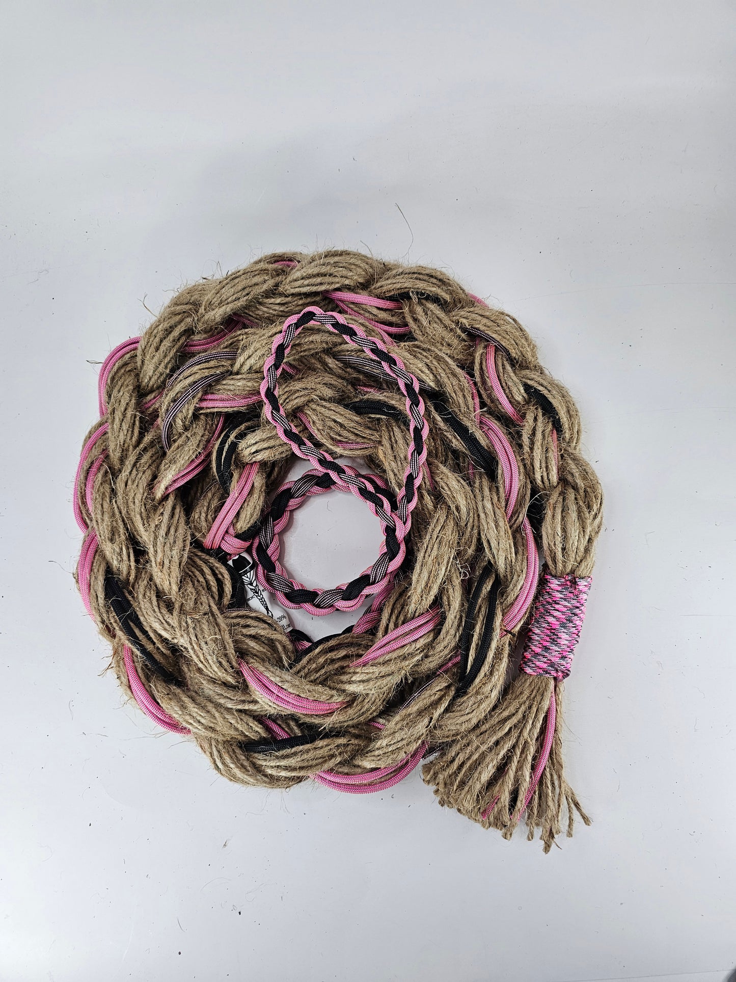 Pink Venom - Custom Hand Made Bronc Rein / Hack Rein