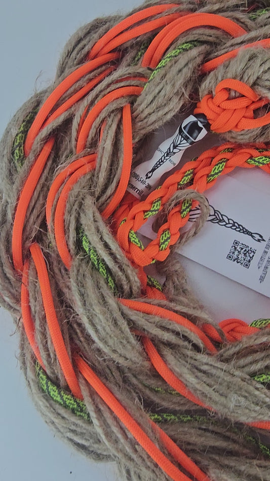 Fireline - Custom Hand Made Bronc Rein / Hack Rein