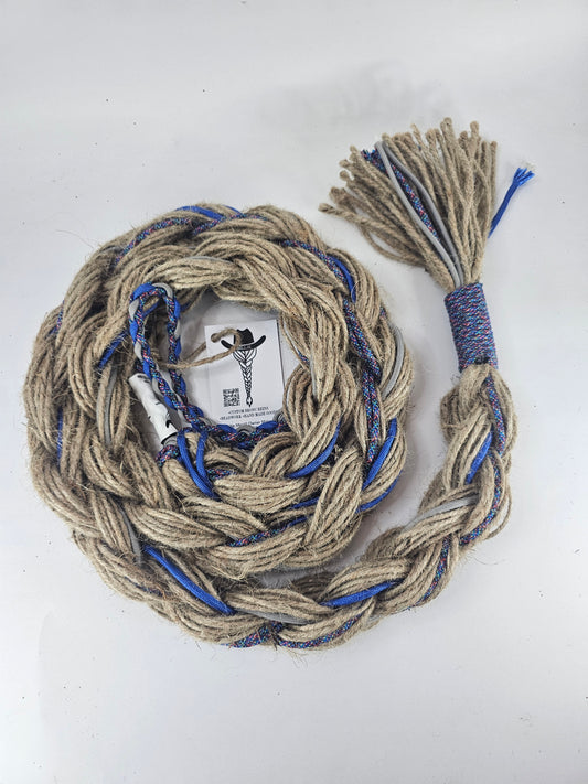 Static Storm - Custom Hand Made Bronc Rein / Hack Rein