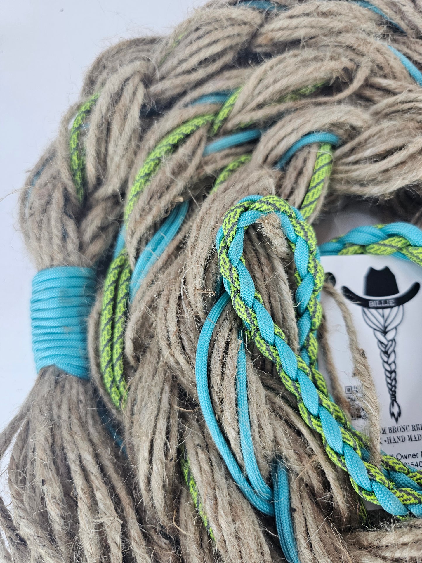 High Voltage - Custom Hand Made Bronc Rein / Hack Rein