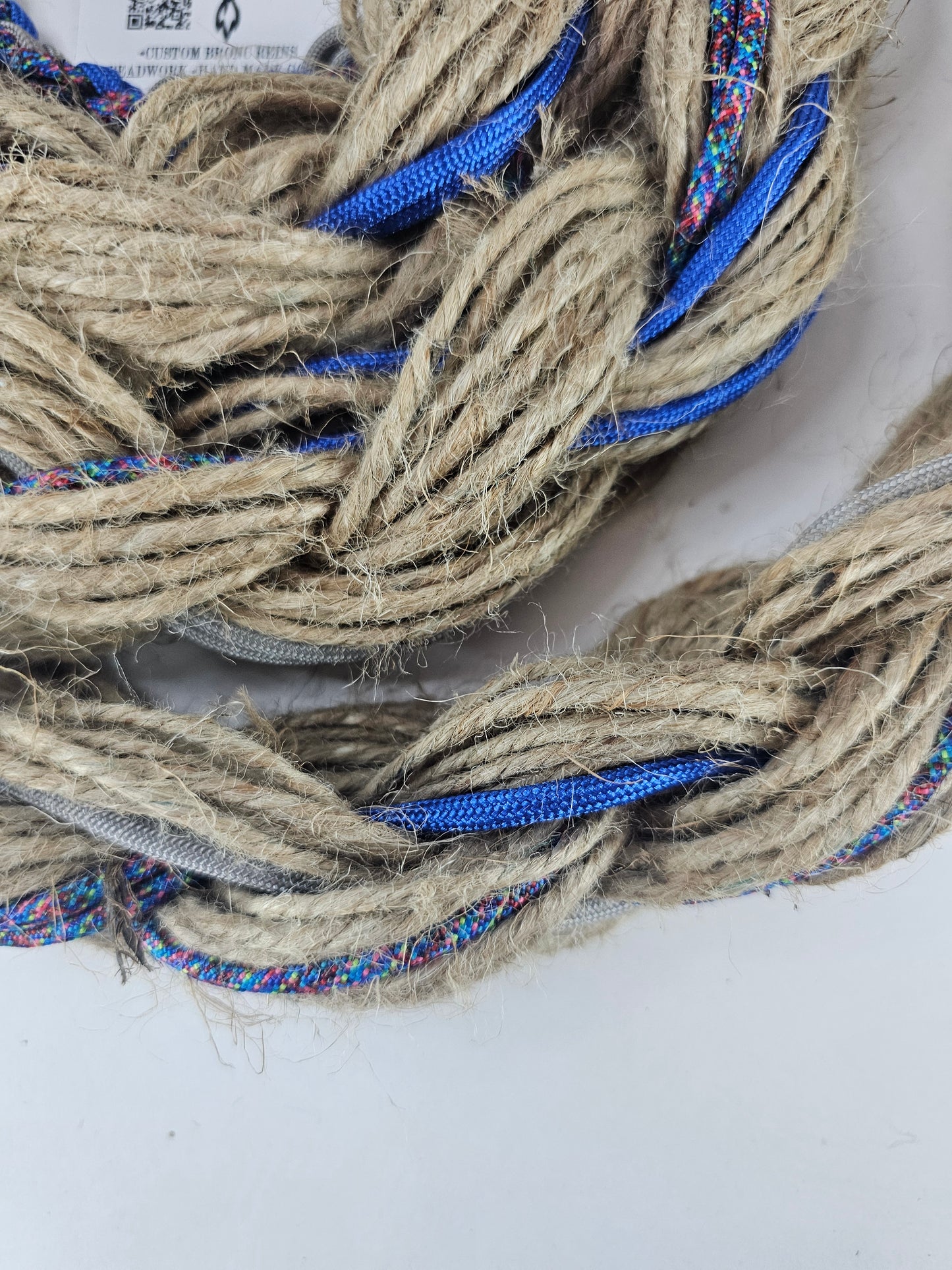 Static Storm - Custom Hand Made Bronc Rein / Hack Rein